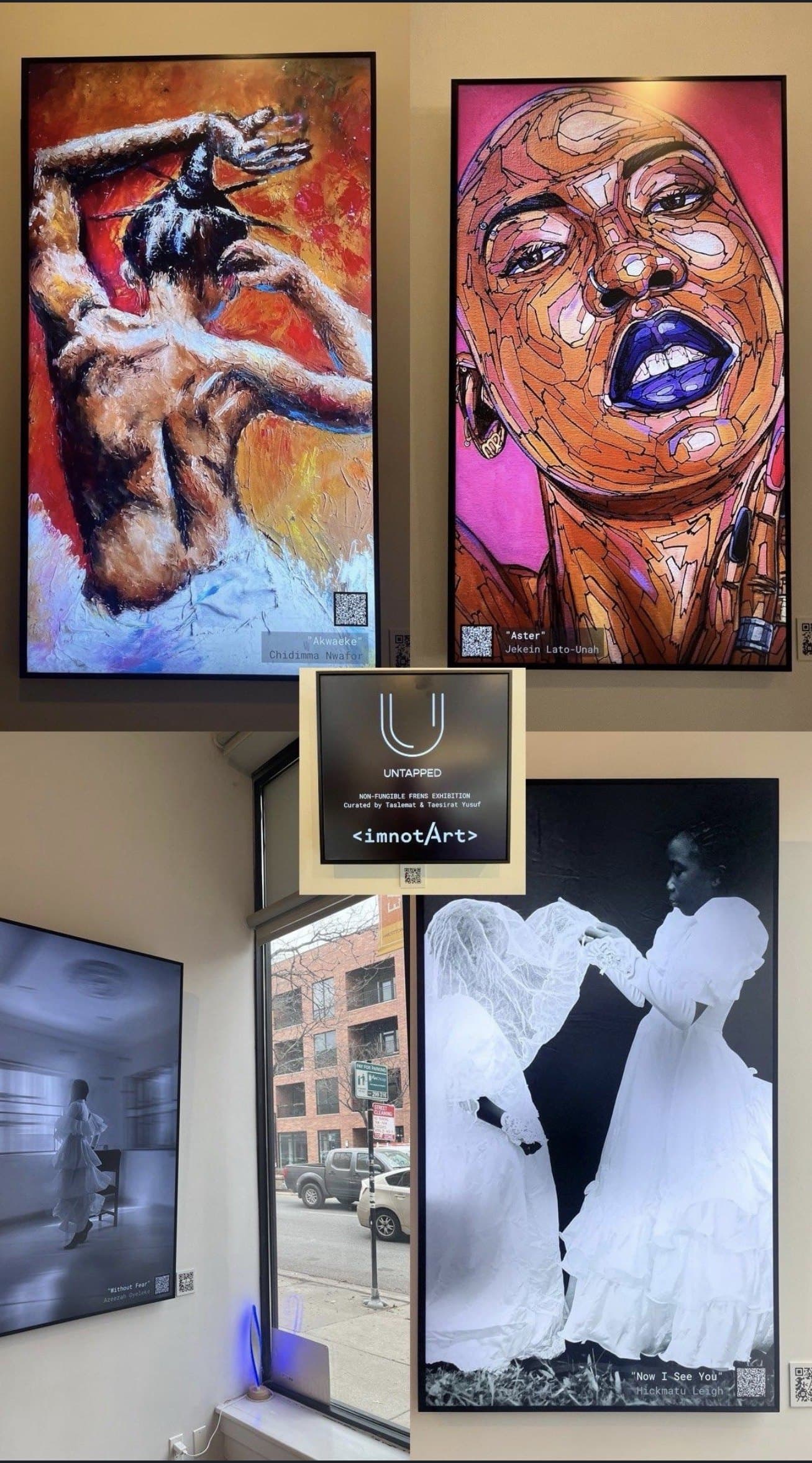 Untapped exhibition in Chicago, curated by Taslemat and Taesirat Yusuf